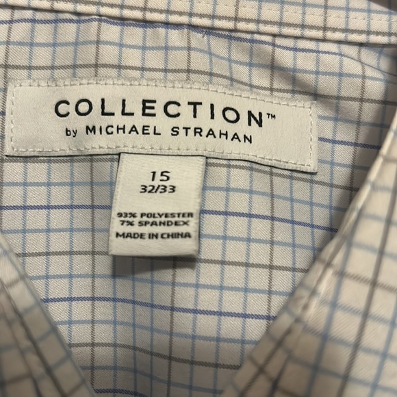 Collection By Michael Strathan Men’s Button Down Dress Shirt - Picture 4 of 4
